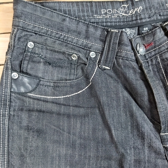 Point Zero black men's jeans size 34 - Picture 2 of 6